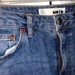 NWOT Topshop Moto Mom Jeans